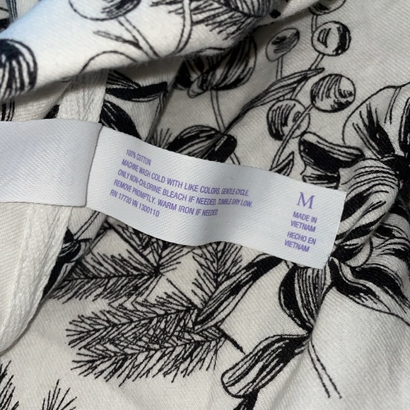 Stars Above Perfectly Cozy Flannel - Cream Floral - Picture 6 of 7